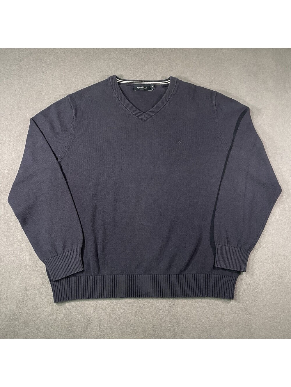 Nautica Sweater Mens Size X-Large Blue Casual Pullover Sweatshirt